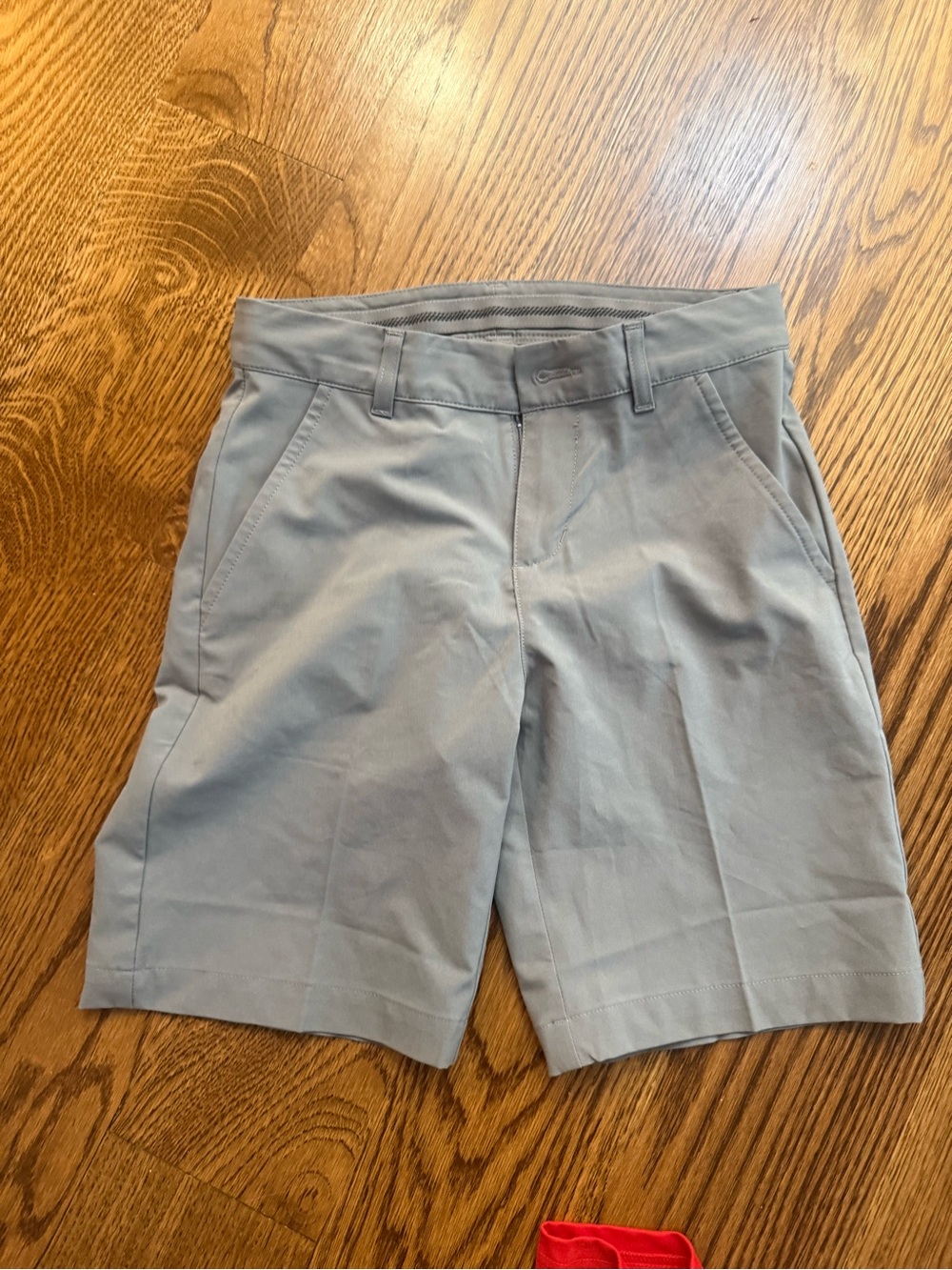 adidas Light Gray Kids' Athletic Shorts